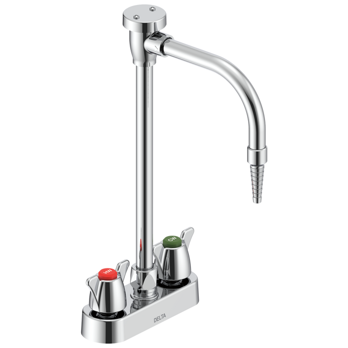 Commercial W67 Series Mixing Faucet W6720 Two Handle 4 In Deck-mount Laboratory Mixing Faucet