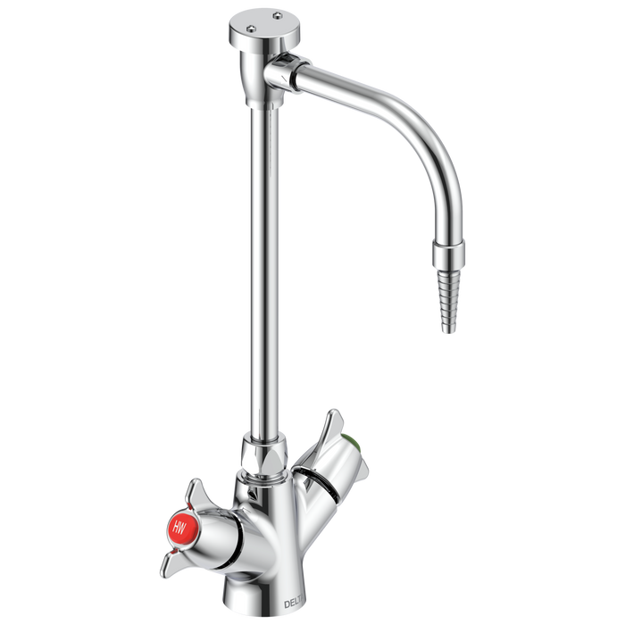 Commercial W67 Series Mixing Faucet W6760 Two Handle Deck-mount Single Shank Laboratory Mixing Faucet