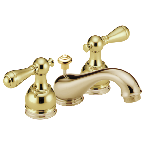 Delta H215PB Metal Lever Handle Set, polished brass - view 2