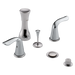 Delta Lahara H238CZ Metal Lever Handle Set - 2H Bathroom, chrome - view 2