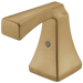 Delta Dryden H251SP Metal Lever Handle Set - 2H Bathroom, champagne bronze