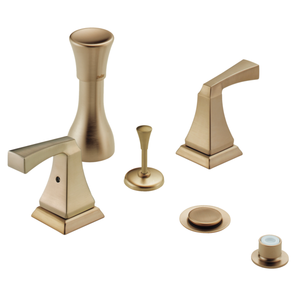 Delta Dryden H251SP Metal Lever Handle Set - 2H Bathroom, champagne bronze - view 2