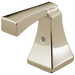 Delta Dryden H251SP Metal Lever Handle Set - 2H Bathroom, polished nickel