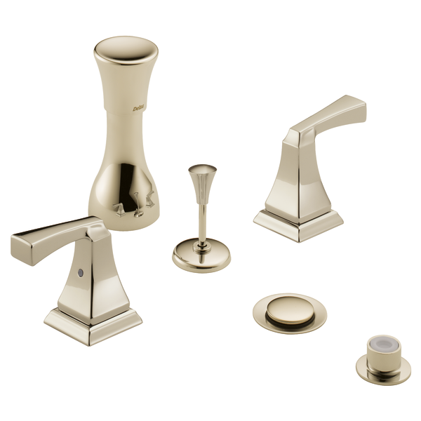 Delta Dryden H251SP Metal Lever Handle Set - 2H Bathroom, polished nickel - view 4
