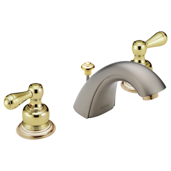 Delta NeoStyleOld H25PB Metal Lever Handle Set - 2H Bathroom