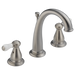 Delta Leland H277SS Porcelain Lever Handle Set - Bathroom, stainless steel - view 4