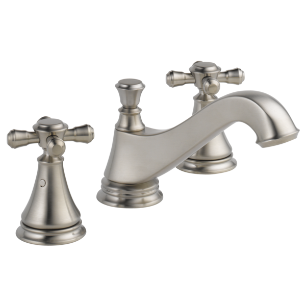 Delta Cassidy H295RB Metal Cross Handle Set - Deck Mount Bathroom & Bidet