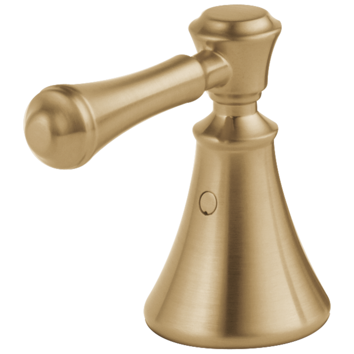 Delta Cassidy H297RB Metal Lever Handle Set - Deck Mount Bathroom & Bidet, champagne bronze
