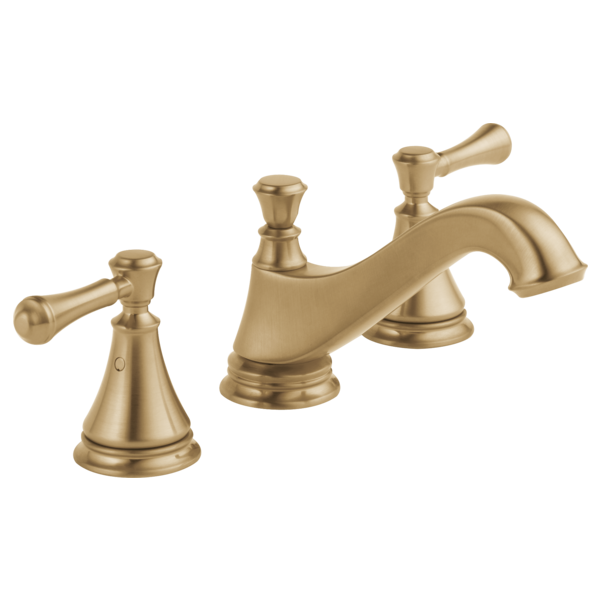 Delta Cassidy H297RB Metal Lever Handle Set - Deck Mount Bathroom & Bidet, champagne bronze - view 2