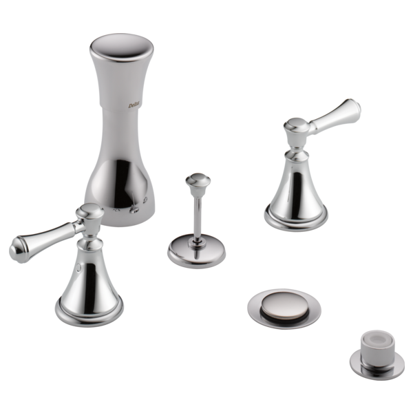 Delta Cassidy H297RB Metal Lever Handle Set - Deck Mount Bathroom & Bidet, chrome - view 3