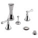 Delta Cassidy H297RB Metal Lever Handle Set - Deck Mount Bathroom & Bidet, chrome - view 3