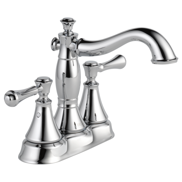 Delta Cassidy H297RB Metal Lever Handle Set - Deck Mount Bathroom & Bidet, chrome - view 4