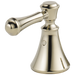 Delta Cassidy H297RB Metal Lever Handle Set - Deck Mount Bathroom & Bidet, polished nickel