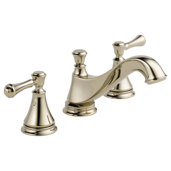 Delta Cassidy H297RB Metal Lever Handle Set - Deck Mount Bathroom & Bidet, polished nickel - view 2