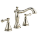 Delta Cassidy H297RB Metal Lever Handle Set - Deck Mount Bathroom & Bidet, polished nickel - view 4
