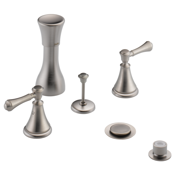 Delta Cassidy H297RB Metal Lever Handle Set - Deck Mount Bathroom & Bidet, stainless steel - view 4