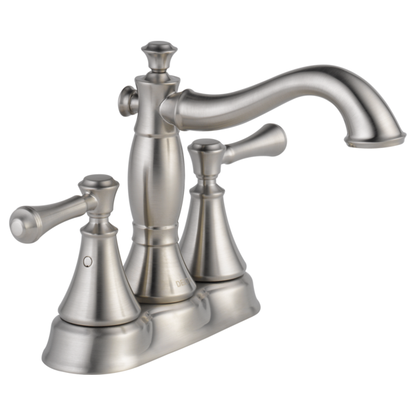 Delta Cassidy H297RB Metal Lever Handle Set - Deck Mount Bathroom & Bidet, stainless steel - view 5