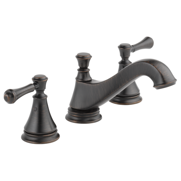 Delta Cassidy H297RB Metal Lever Handle Set - Deck Mount Bathroom & Bidet, venetian bronze - view 2