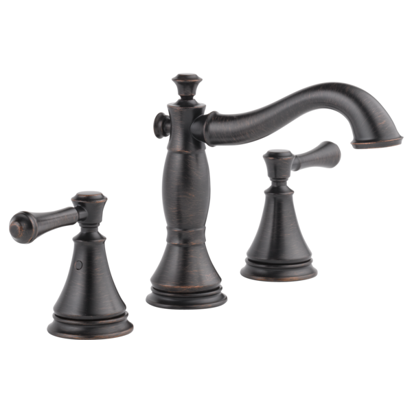 Delta Cassidy H297RB Metal Lever Handle Set - Deck Mount Bathroom & Bidet, venetian bronze - view 3