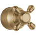 Delta Cassidy H595SS Metal Cross Handle Kit - Transfer Valve, champagne bronze