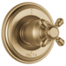 Delta Cassidy H595SS Metal Cross Handle Kit - Transfer Valve, champagne bronze - view 3