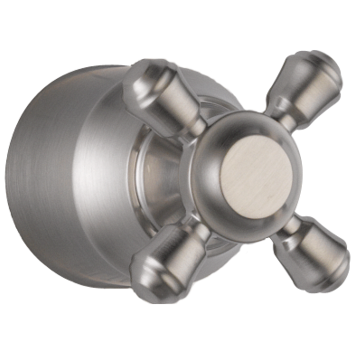 Delta Cassidy H595SS Metal Cross Handle Kit - Transfer Valve, stainless steel