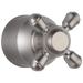 Delta Cassidy H595SS Metal Cross Handle Kit - Transfer Valve, stainless steel
