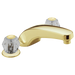 Delta H61PB Clear Knob Handle Set, polished brass - view 2
