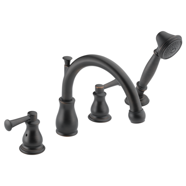 Delta Orleans H669RB Metal Lever Handle Set - Roman Tub, venetian bronze - view 3