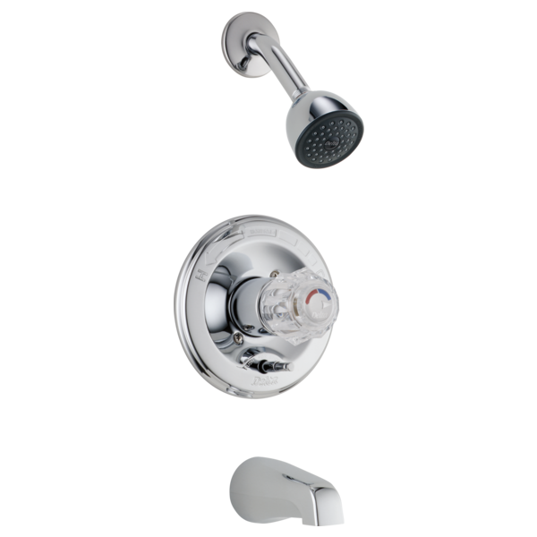 Delta H71PB Clear Knob Handle Kit, chrome - view 2