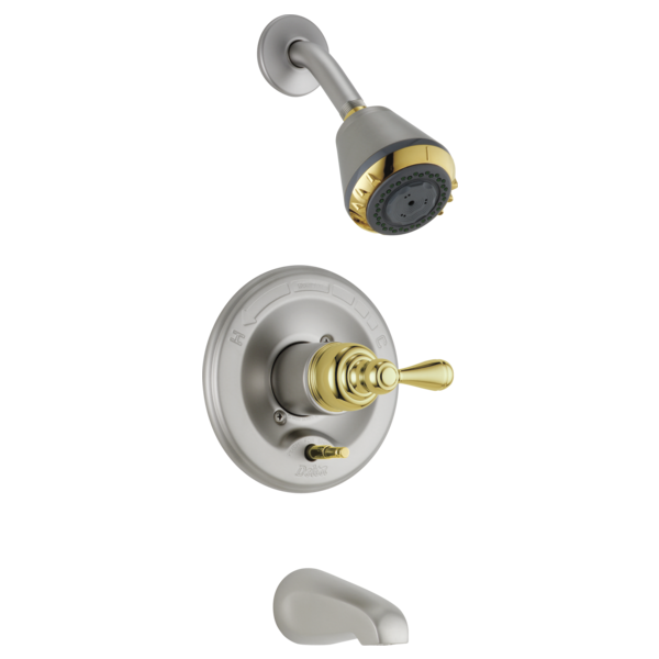 Delta NeoStyleOld H75PB Metal Lever Handle Kit - Tub & Shower, polished brass - view 2
