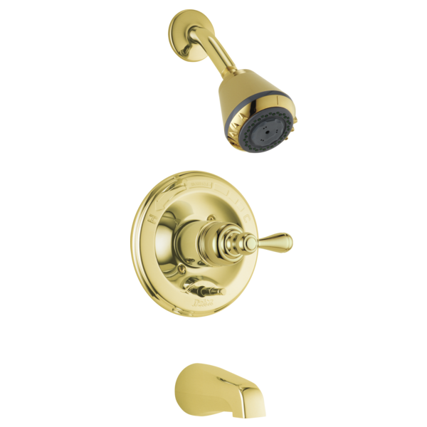 Delta NeoStyleOld H75PB Metal Lever Handle Kit - Tub & Shower, polished brass - view 3