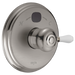 Delta Leland H777SS Porcelain Handle Kit - Tub & Shower, stainless steel - view 5