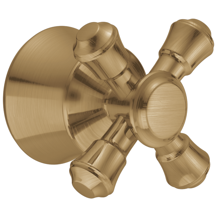 Delta Cassidy H795SS Metal Cross Handle Kit - 14 Series, champagne bronze
