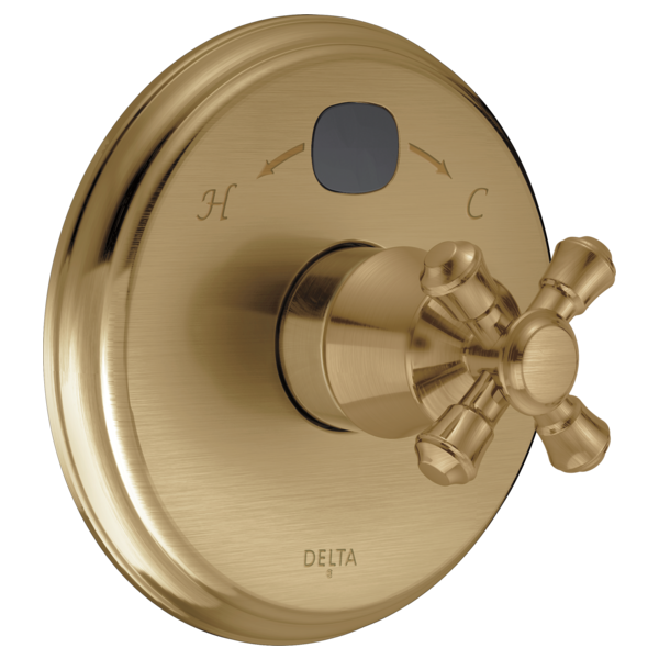 Delta Cassidy H795SS Metal Cross Handle Kit - 14 Series, champagne bronze - view 5
