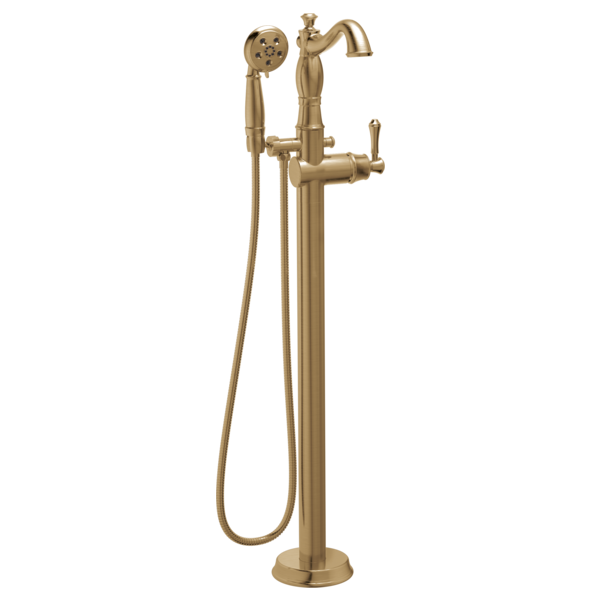 Delta Cassidy H797SS Metal Lever Handle Kit - 13 / 14 Series & Floor Mount, champagne bronze - view 5