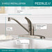 Peerless Core P110LF Single Handle Kitchen Faucet, stainless steel - view 4