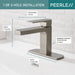 Peerless Xander P1519LF Single-Handle Lavatory Faucet, brushed nickel - view 5