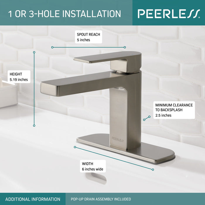 Peerless Xander P1519LF Single-Handle Lavatory Faucet