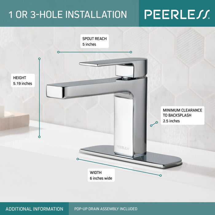 Peerless Xander P1519LF Single Handle Bathroom
