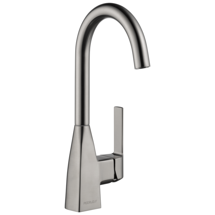 Peerless Xander P1819LF Single Handle Bar Faucet, stainless steel