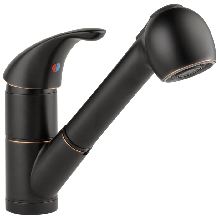 Peerless Core P18550LF Kitchen Pull-Out Faucet, oil bronze