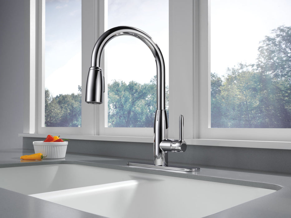 Peerless Core P188103LF Single Handle Kitchen Pull-Down, chrome - view 3