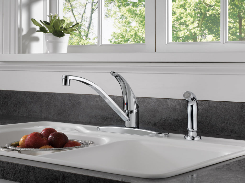 Peerless Core P188500LF Single Handle Kitchen Faucet, chrome - view 3