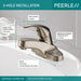 Peerless Core P188620LF Single Handle Bathroom Faucet, brushed nickel - view 3