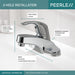 Peerless Core P188620LF Single Handle Bathroom Faucet, chrome - view 3