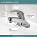 Peerless Core P188620LF Single Handle Bathroom Faucet, chrome - view 4