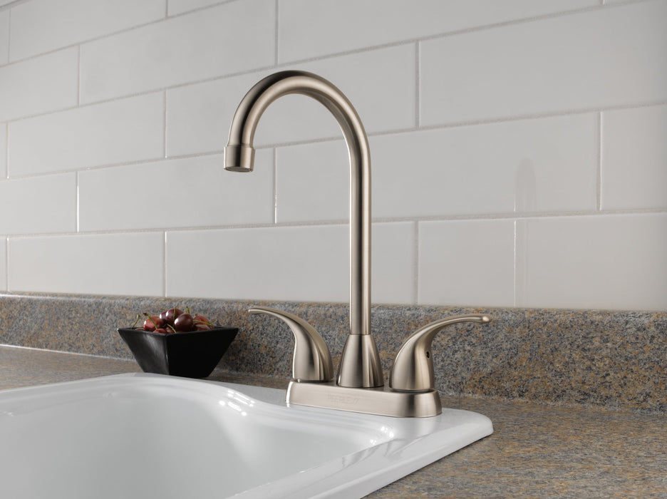 Peerless Core P288LF Two Handle Bar-Prep Faucet, stainless steel - view 2