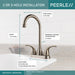 Peerless Core P288LF Two Handle Bar-Prep Faucet, stainless steel - view 3