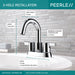 Delta Peerless Precept:P299102LF Two Handle Centerset Bathroom, chrome - view 3